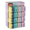 PORTATODO APLI SILICONA 1 CREMALLERA COLORES BICOLOR PASTEL COLLECTION SURTIDOS UNIDAD 20647 (16)