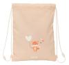 SACO PLANO JUNIOR SAFTA PREESCOLAR "FLORES" SAFTA26 642691855 34X26 UNIDAD