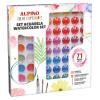 SET ACUARELA WATERCOLOR SET ALPINO COLOR EXPERIENCE 71 PZAS AQ001040 UNIDAD