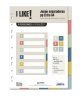 SEPARADOR A-4 PP RIGIDO 6 POSICIONES GRAFOPLAS COLORES LIKE PASTEL 11T 41262700