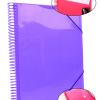 CARPETA ESCAPARATE A-4 PRYSE 40 FUNDAS ESPIRAL KANGURO COLOR LILA 4240046 UNIDAD