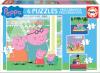 Foto de 4 PUZZLES DE 6 A 16 PIEZAS PEPPA PIG "COSY CORNER" SAFTA23 ENERO 15918