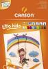 Foto de BLOC CANSON PAPEL COLORES LITTLE KIDS 120G A-4 30H C400015600