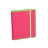 Foto de CARPEBLOC DEC RINGBOOK 4A A4 C/RECAMBIO CARCHIVO CONTRAST FUCSIA/VERDE 12387460 ^