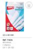 Foto de BANDERITA APLI  12*40MM BLANCO  11426