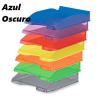 Foto de BANDEJA APILABLE FAIBO PLASTICO TRANSLUCIDO AZUL OSCURO 93TR-62