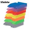 Foto de BANDEJA APILABLE FAIBO PLASTICO TRANSLUCIDO VIOLETA 93TR-68