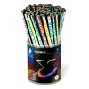 Foto de BOTE 72 LAPICES STAEDTLER NORIX MADERA NEGRA HB 3 COLORES SURTIDOS 181 KP72