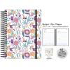 Foto de AGENDA ESCOLAR ESPIRAL 8� D/P STUDENT PP PURPLE FLOWER 22871253 SENFORT25/26