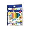 PACK 12 CAJAS ROTULADORES DOBLE PUNTA 12 COLORES BISMARK KIDS COLORINO 334096