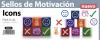 SET 6 SELLOS ICONOS/EMOJIS OFFICE BOX 0609
